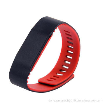 Waterproof adjustable Certificated silicone rfid bracelet wristband